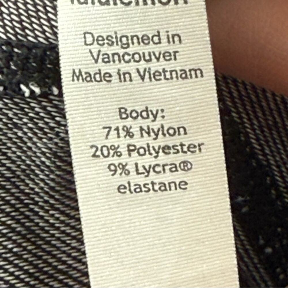 Lululemon Scenic Route 7/8 Activewear Pocket Leggings 25" Black Size 10 - Picture 15 of 16